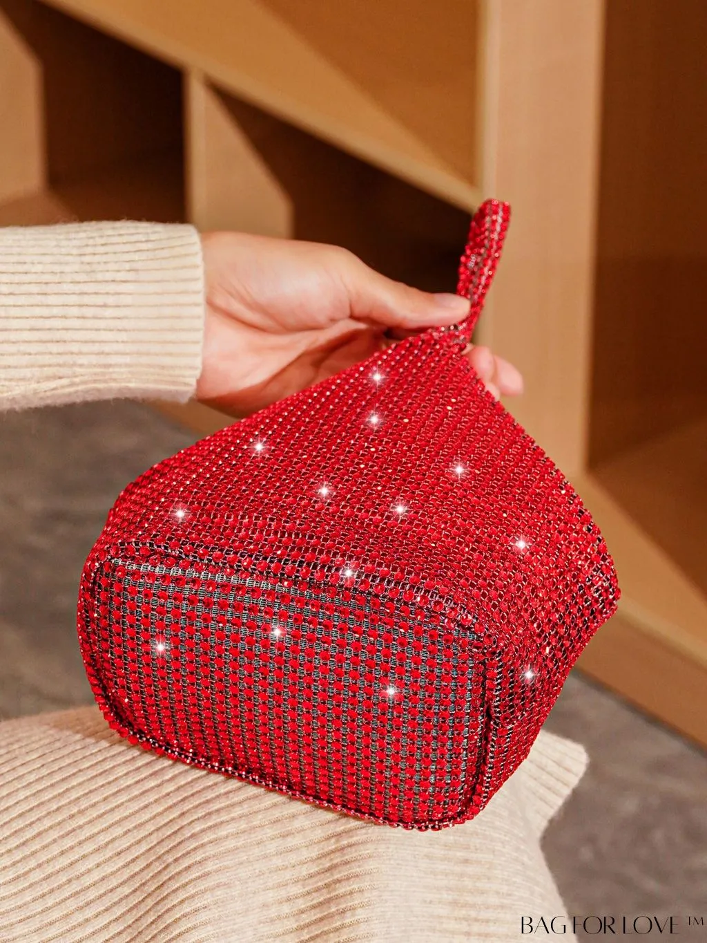 BagForLove - Rhinestone-Adorned Mini Evening Bag: Elegant and Compact