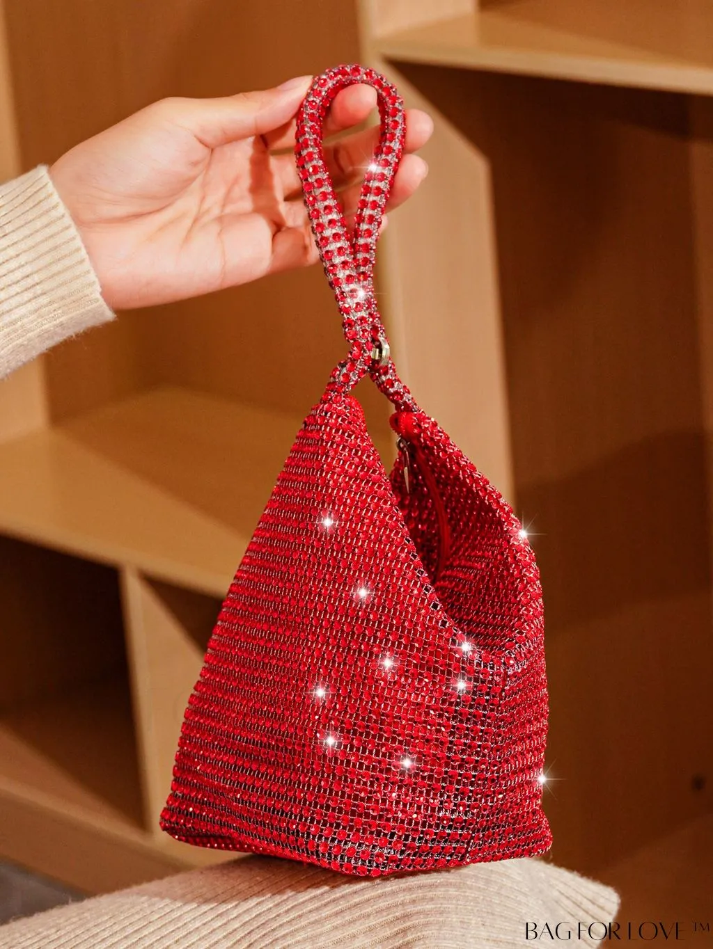 BagForLove - Rhinestone-Adorned Mini Evening Bag: Elegant and Compact