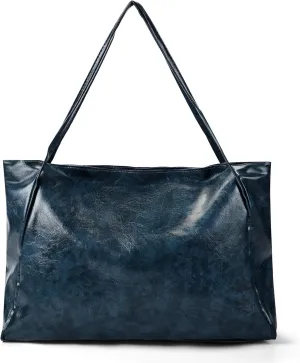 BAKUN Oversize Large Faux Leather Women Tote Handbag Big Capacity Laptop Shoulder Bag, Shopper Handbag for School Work Travel