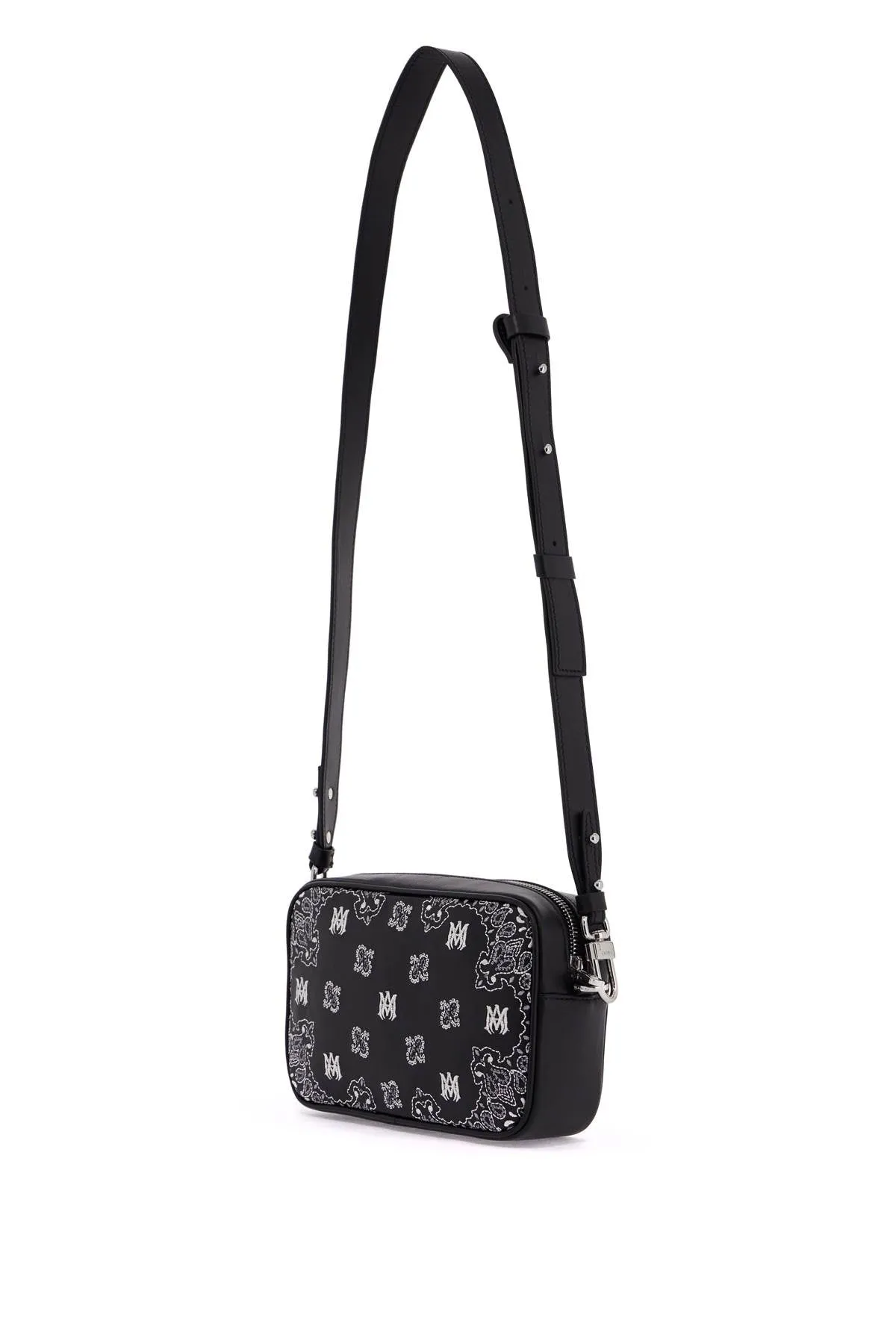 bandana embroidered camera bag with