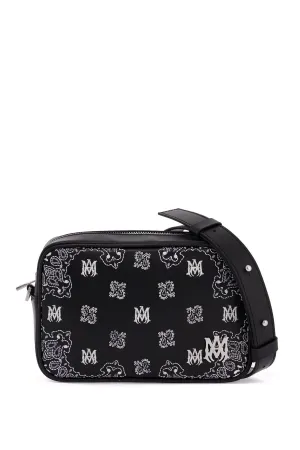 bandana embroidered camera bag with