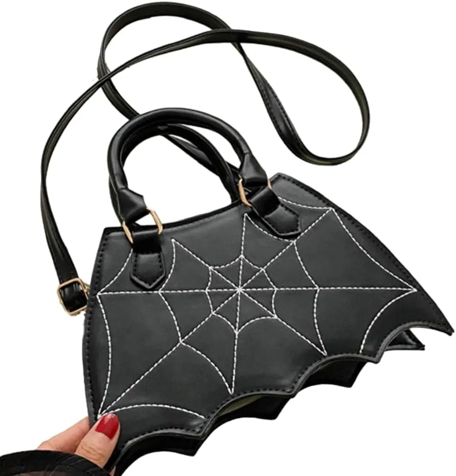 Bat Shape Shoulder Bag Unique Leathers Crossbody Bag Women Handbags Bag Fashion Messenger Bag for Women Lady Girl