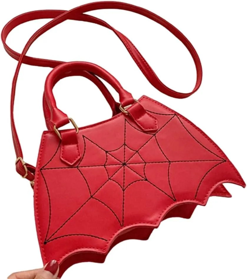 Bat Shape Shoulder Bag Unique Leathers Crossbody Bag Women Handbags Bag Fashion Messenger Bag for Women Lady Girl