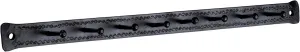 BOSKY Key Holder for Wall - 15" Hand Engraved Decorative Solid Iron 8 Key Hooks for Bags, Umbrella, Coat ~ Vintage Iron Wall Mounted Key Rack with Mounting Hardware