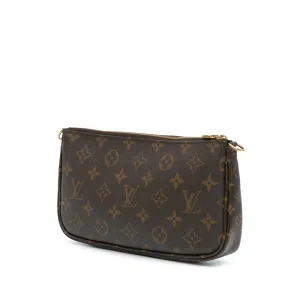 Brown Louis Vuitton Monogram Multi Pochette Accessoires Satchel