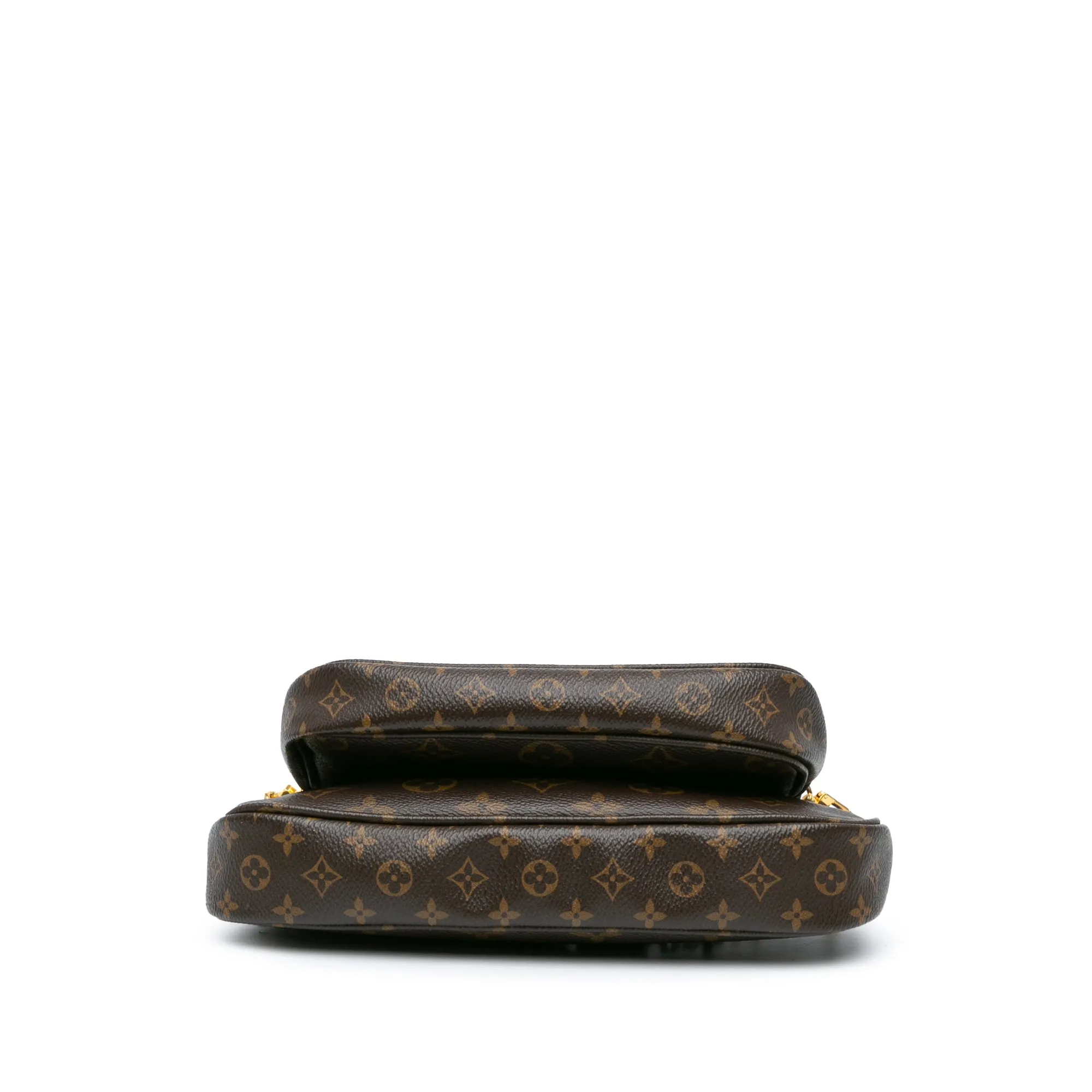 Brown Louis Vuitton Monogram Multi Pochette Accessoires Satchel