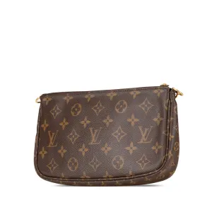 Brown Louis Vuitton Monogram Multi Pochette Accessoires Satchel