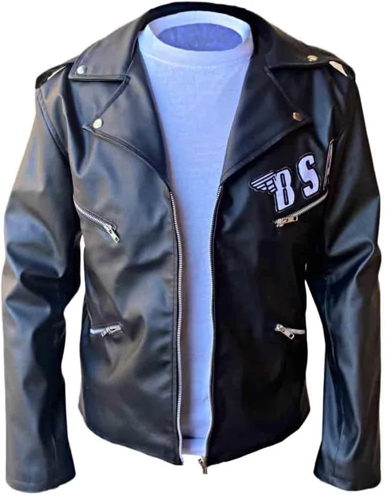 BSA Faith George Michael Rockers Revenge Faux Leather Jacket