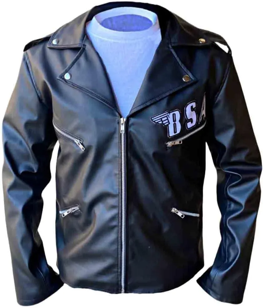 BSA Faith George Michael Rockers Revenge Faux Leather Jacket