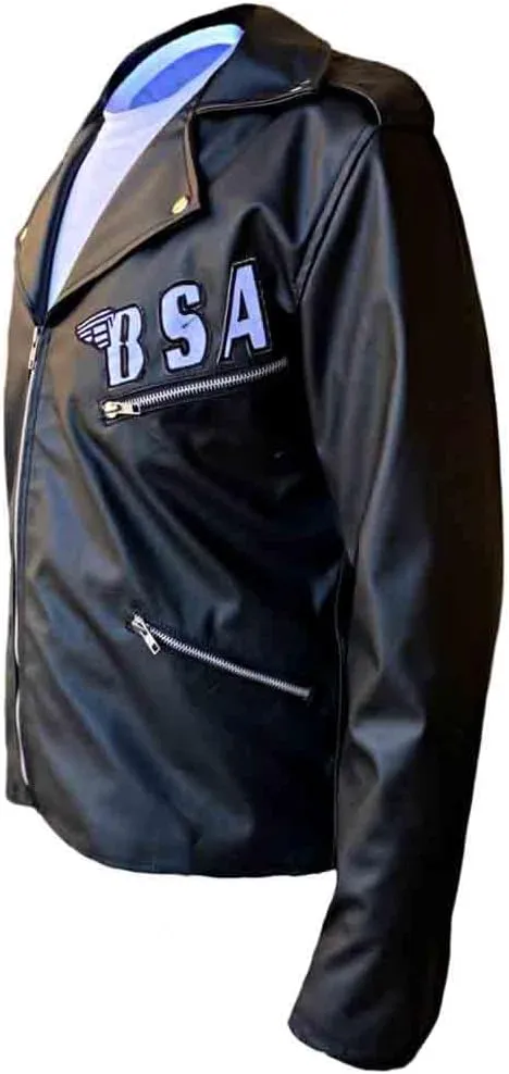 BSA Faith George Michael Rockers Revenge Faux Leather Jacket