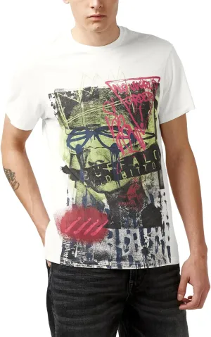 Buffalo David Bitton Men's Short Sleeve Crew Neck Graphic Tee