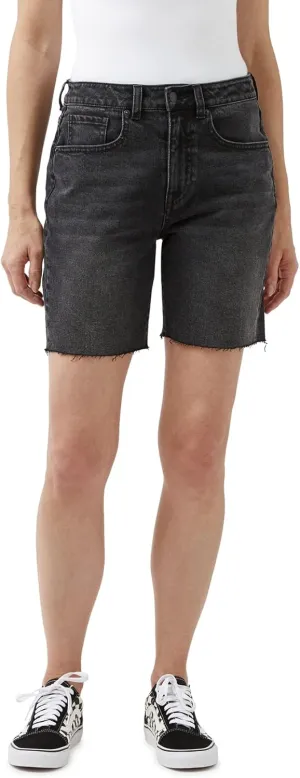 Buffalo David Bitton Women's Maggie Mom Denim Shorts