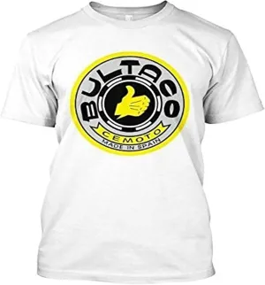 Bultaco Cemoto Motorcycle White Black Men's T Shirt Shirt White