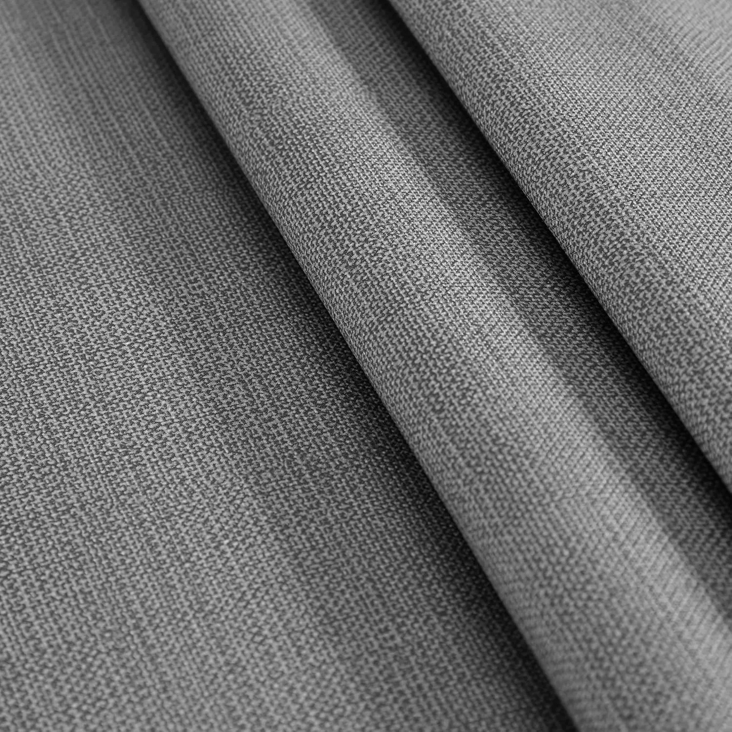 Cafe Hotel Linen Look Solid Color Heavy 4 Gauge Vinyl Flannel Backed Tablecloth, Indoor/Outdoor Wipe Clean Tablecloth, 60 Inch x 120 Inch Oblong/Rectangle, Grey