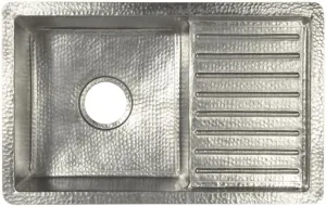 Cantina Pro Brushed Nickel Drainboard Undermount Kitchen Sink