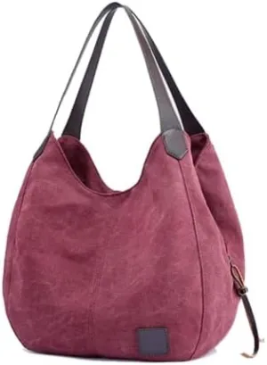 Canvas Bag Simple Wild Lady Retro Art Casual Bag Single Shoulder Bag