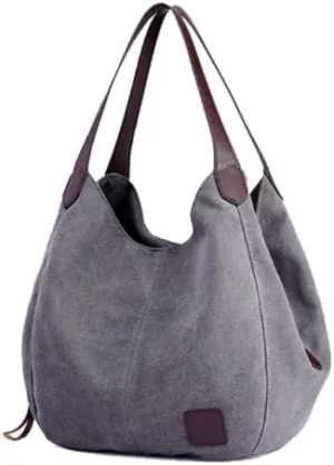 Canvas Bag Simple Wild Lady Retro Art Casual Bag Single Shoulder Bag