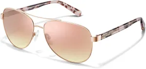 CARFIA Polarized Sunglasses for Women UV Protection Acetate Arms Metal Frame Woman's Shades CA3216