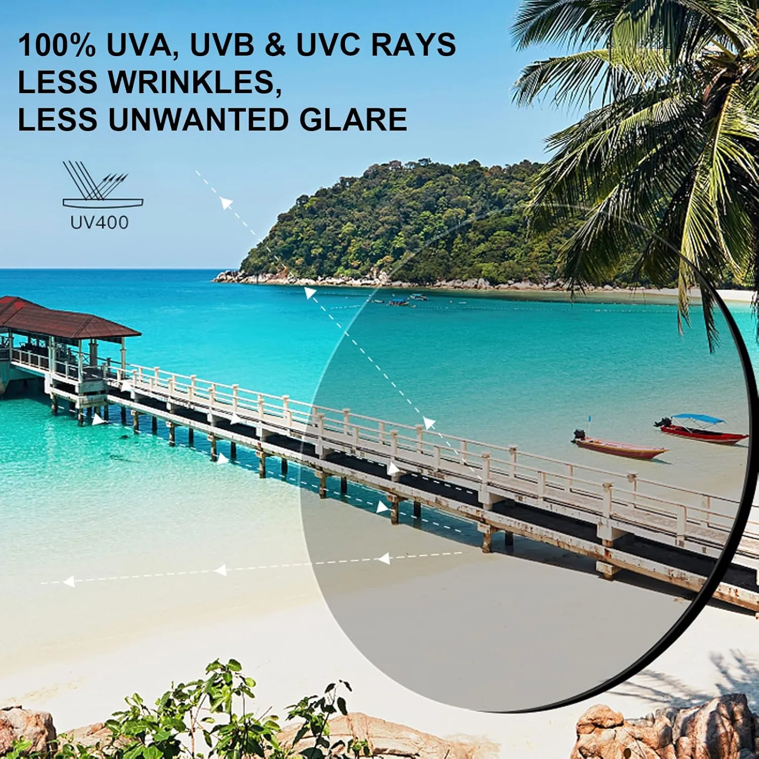 CARFIA Polarized Sunglasses for Women UV Protection Acetate Arms Metal Frame Woman's Shades CA3216