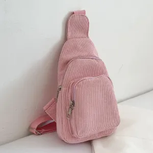 Casual Solid Color Adjustable Strap Portable Ladies Handbags Fashion Underarm Bag for Weekend Vacation, One Color, One Size