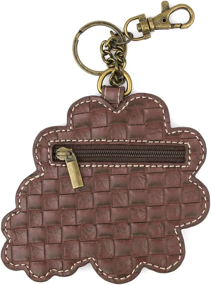 CHALA Charming Crossbody Bag With Flap Top | Flap and Zipper Cross-Body Purse or Shoulder Handbag with Metal Chain - Pink