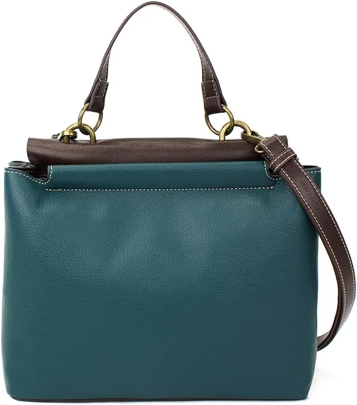 CHALA Charming Satchel Womens Tote Handbag with Forearm Strap and Detachable Crossbody Strap