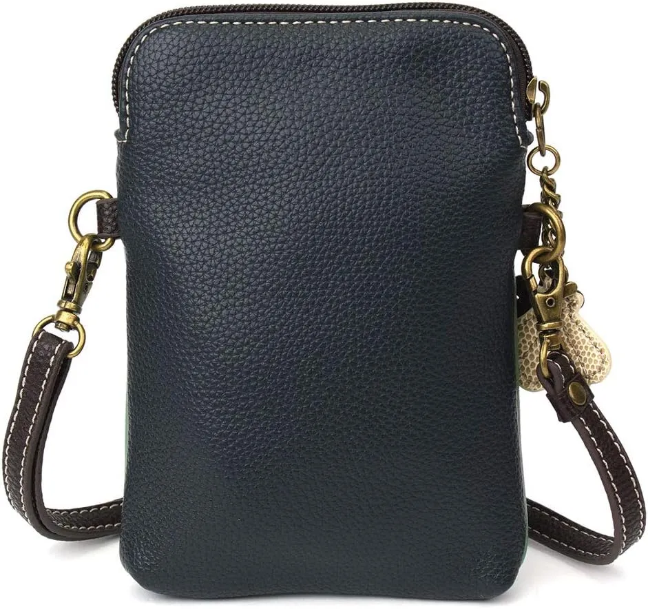 CHALA Dazzled Cell Phone Crossbody Purse-Women PU Leather Multicolor Handbag with Adjustable Strap