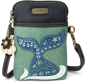 CHALA Dazzled Cell Phone Crossbody Purse-Women PU Leather Multicolor Handbag with Adjustable Strap