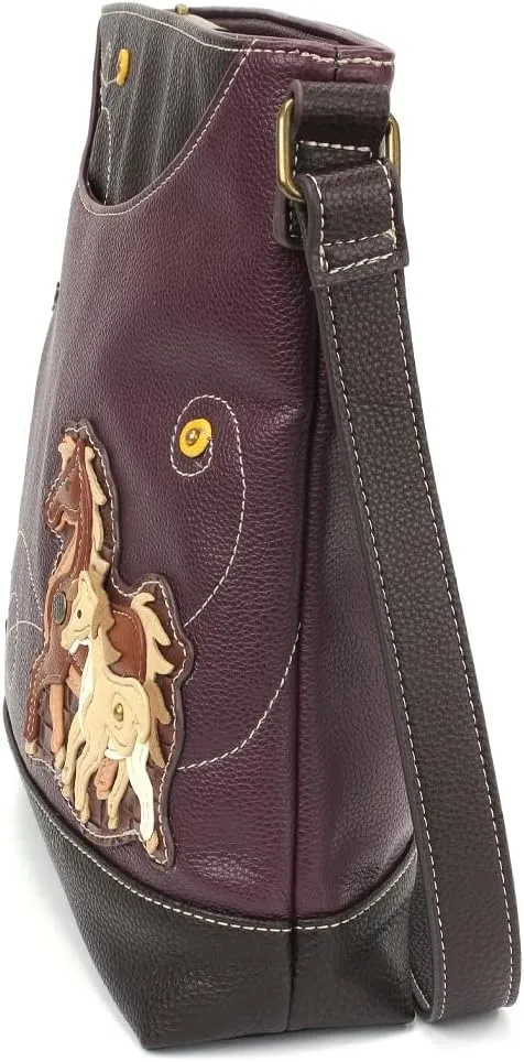 CHALA Sweet Messenger Mid Size Shoulder Purse with Adjustable Strap