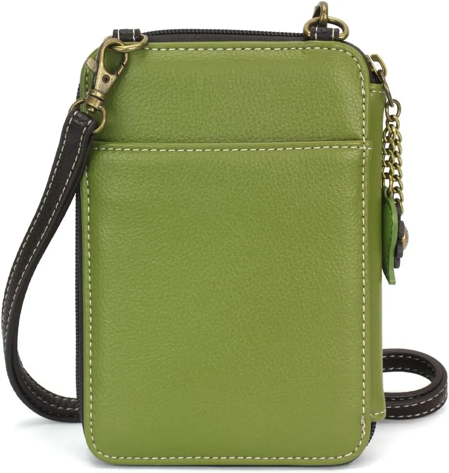 CHALA Wallet Crossbody Cell Phone Purse - Women Faux Leather Multicolor Handbag with Adjustable Strap