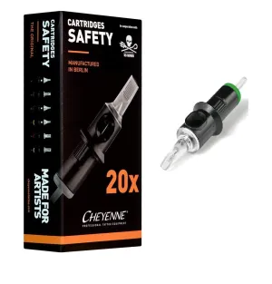 Cheyenne Hawk Safety Needle Cartridges (Box of 20 Pc) (5 Shader)