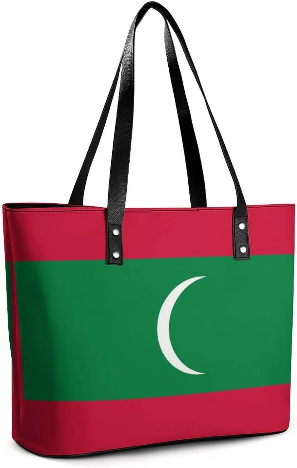 Chic Marshall Lslands Flag Shoulder Bag for Women Large Capacity Leather Tote Perfect for Travel