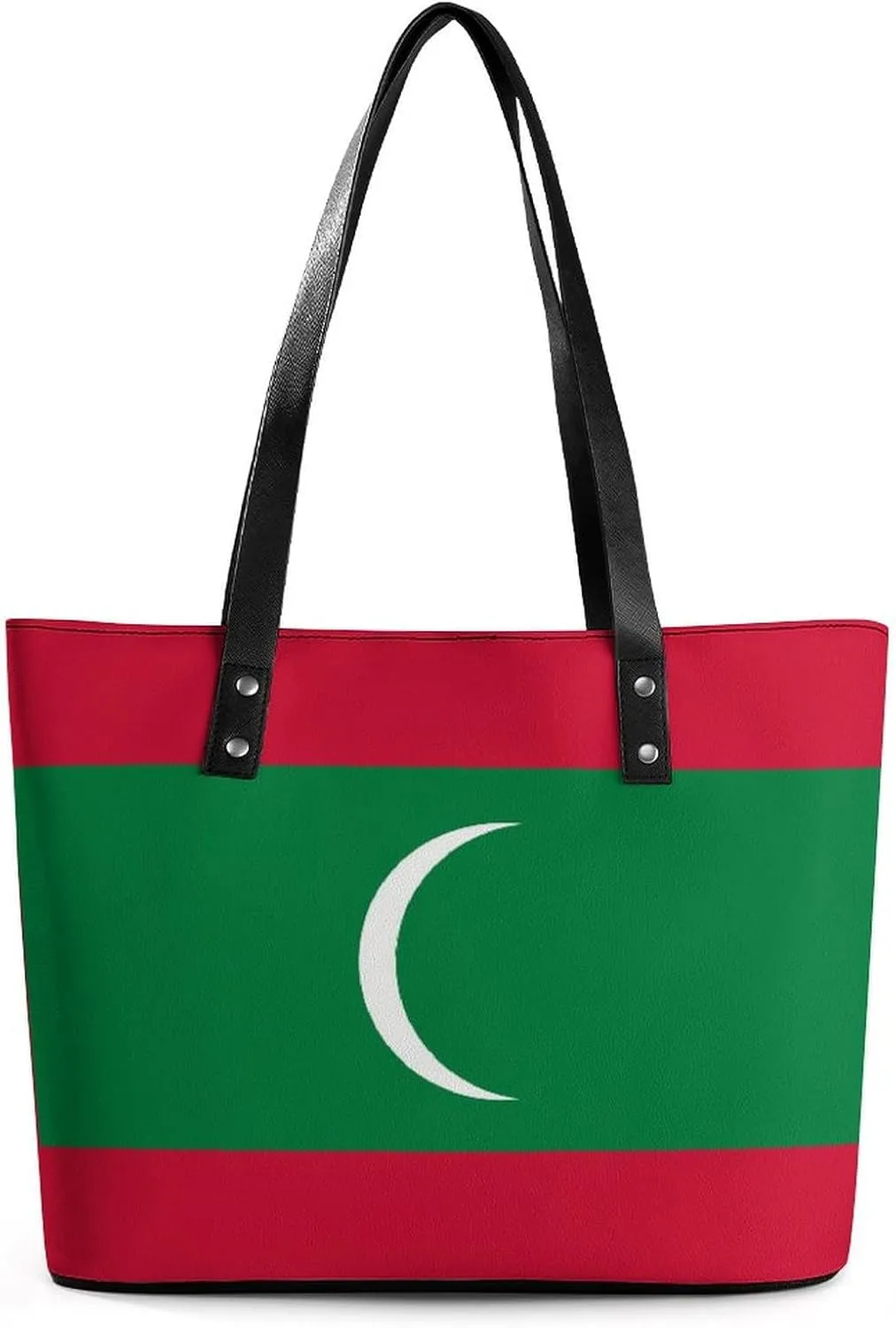 Chic Marshall Lslands Flag Shoulder Bag for Women Large Capacity Leather Tote Perfect for Travel