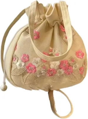 Chinese women's lace handbag, retro embroidered qipao diagonal cross bag, suitable for dinners and weddings