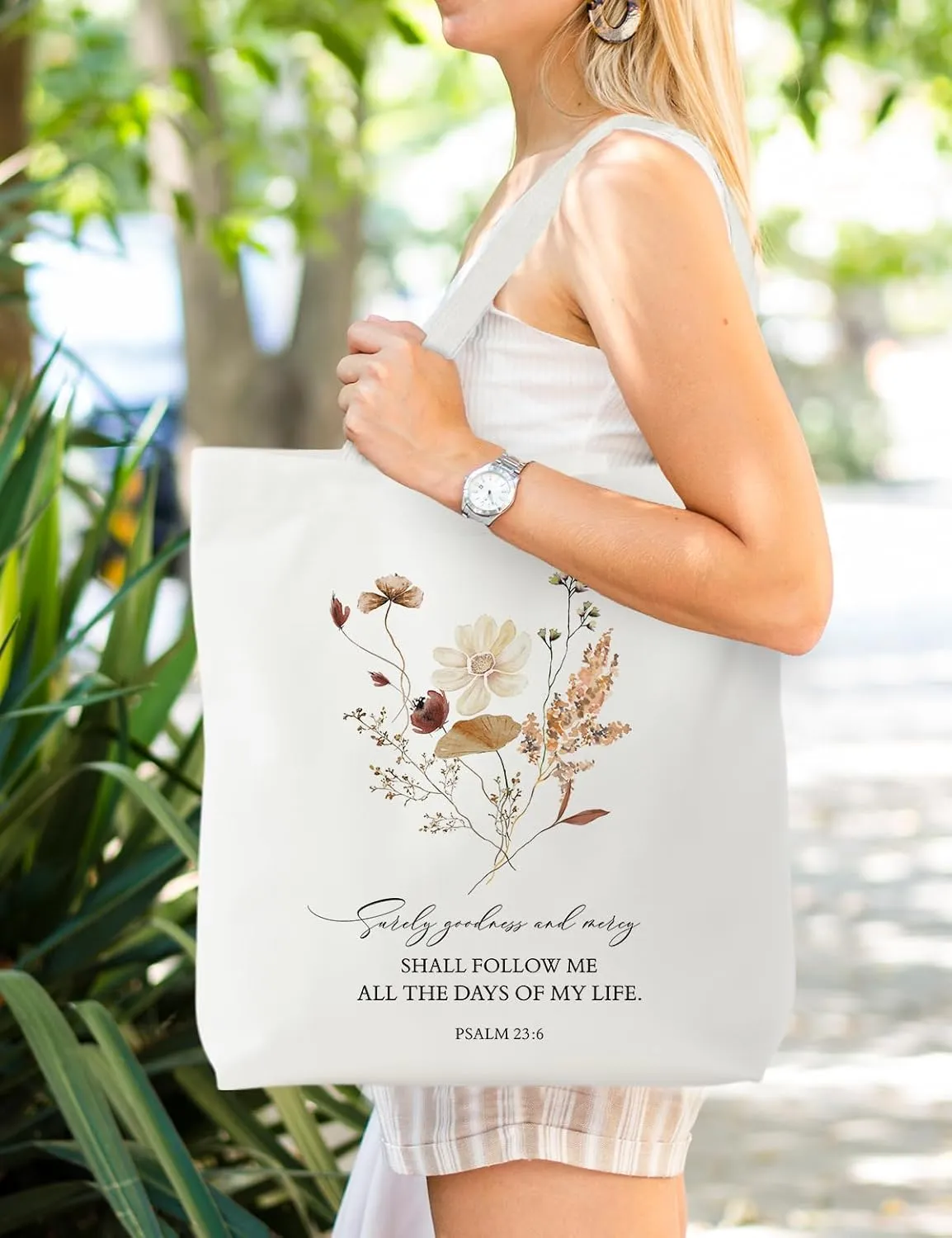Christian Canvas ote Bag, Christian Bag, Christian Gifts for Women