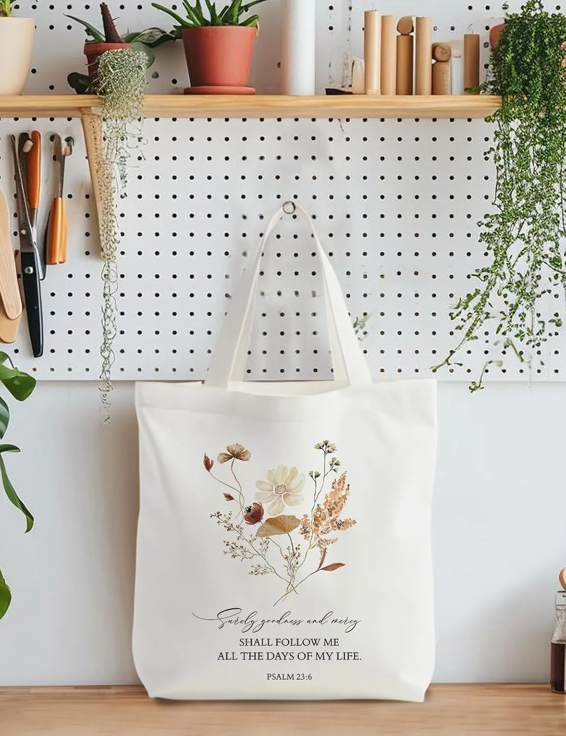 Christian Canvas ote Bag, Christian Bag, Christian Gifts for Women