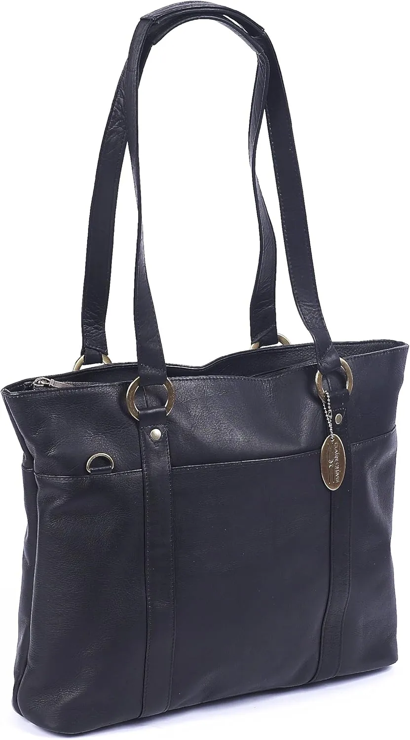 Claire Chase Ladies Computer Bag, Black, One Size