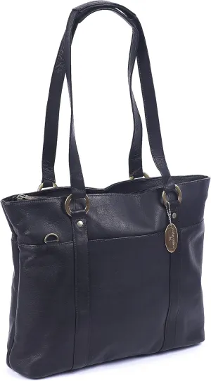 Claire Chase Ladies Computer Bag, Black, One Size