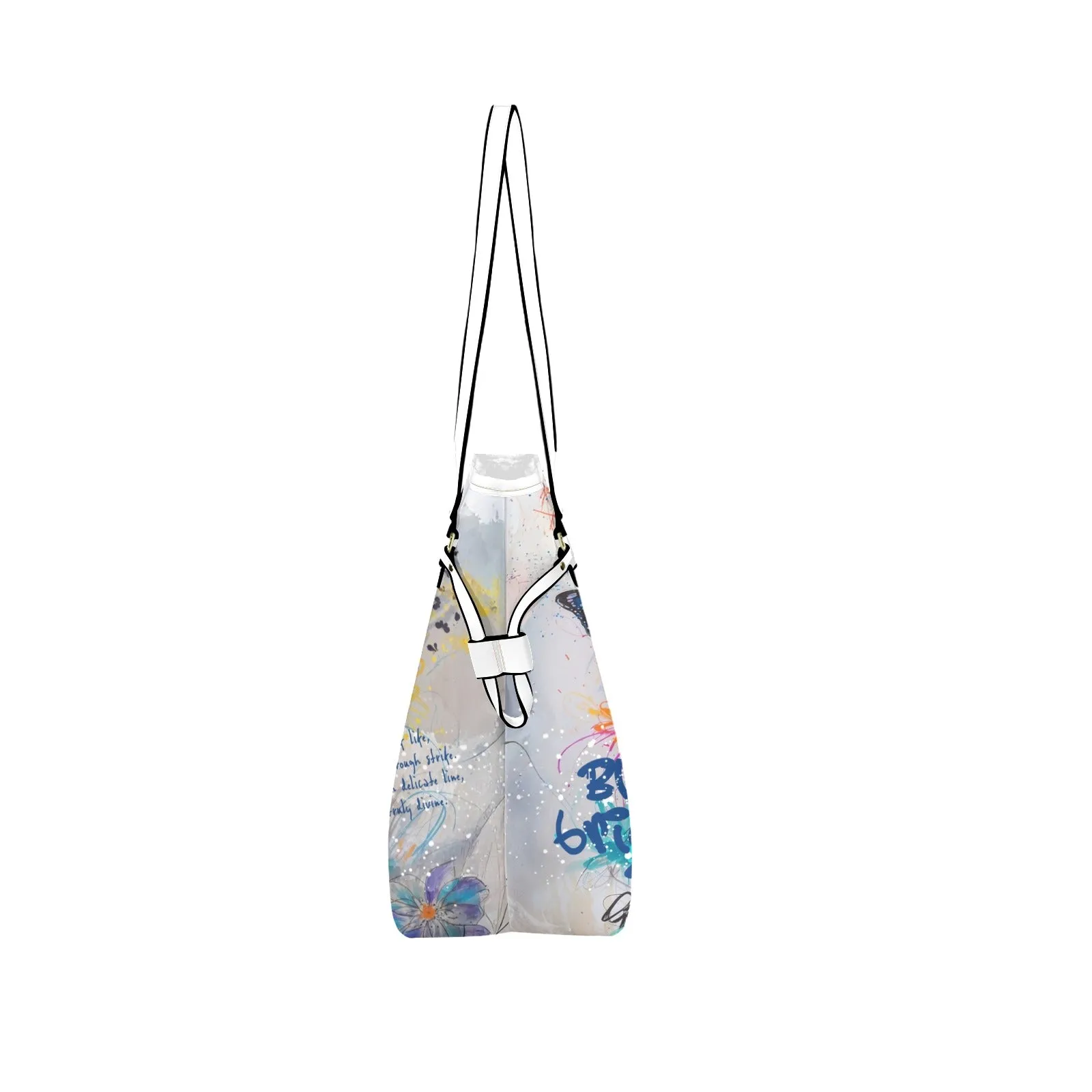 Clover Artistic  PU Leather Tote Bag