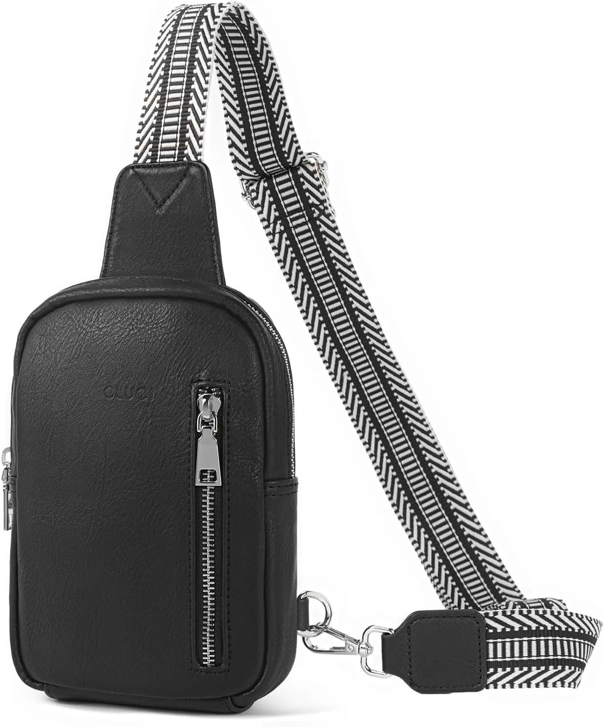 CLUCI Small Sling Bag for Women Vegan Leather Crossbody Chest Bags Trendy, Women's Fanny Pack