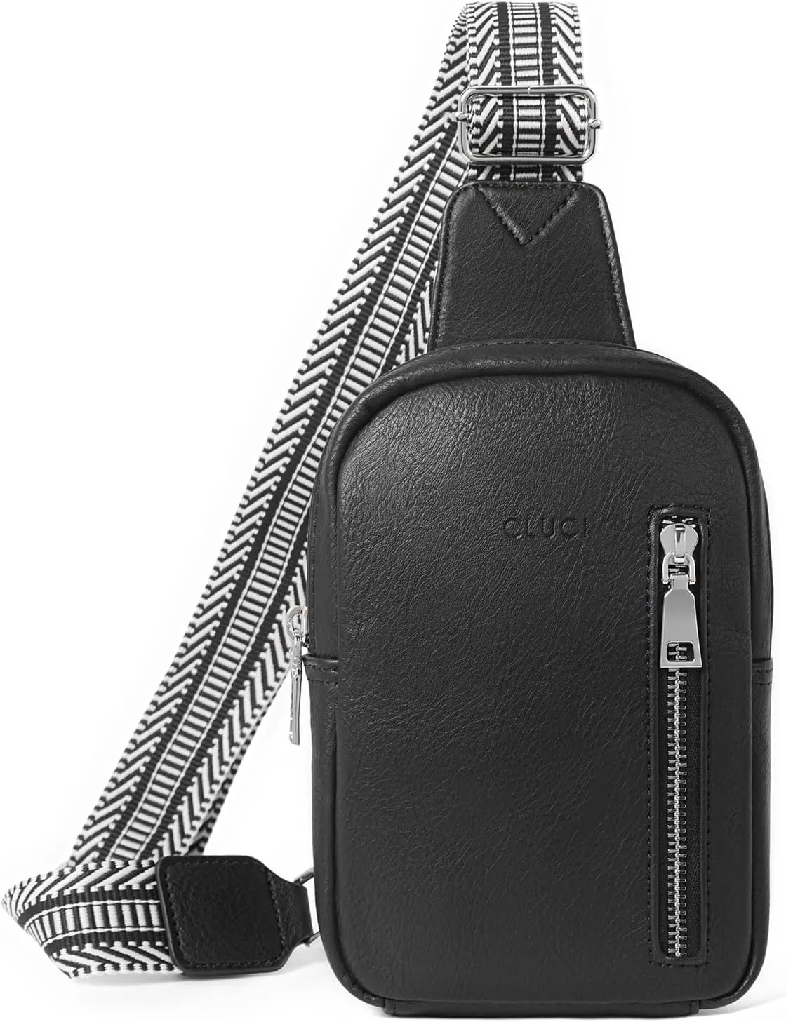 CLUCI Small Sling Bag for Women Vegan Leather Crossbody Chest Bags Trendy, Women's Fanny Pack