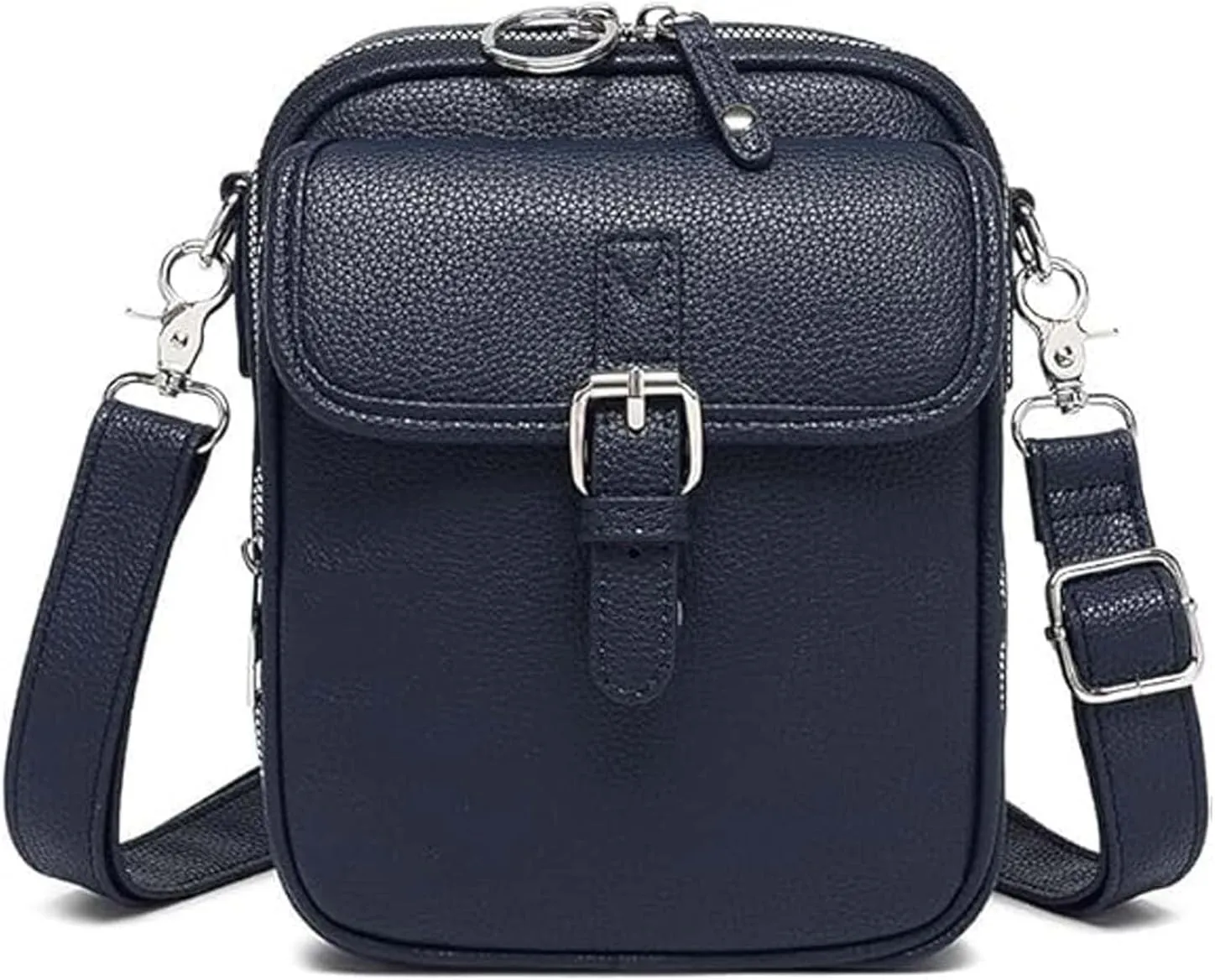 Collaboraten1 Crossbody Leather Bag, 2025 New Urvashi Crossbody Leather Bag, Anti-Theft Retro Design, Large Capacity