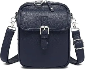 Collaboraten1 Crossbody Leather Bag, 2025 New Urvashi Crossbody Leather Bag, Anti-Theft Retro Design, Large Capacity