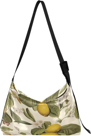 Cosmic Tree on Starry Night Sky Woman Large Cross Body Bag, Leather Shoulder Bag, Cross Body Faux Leather Bag