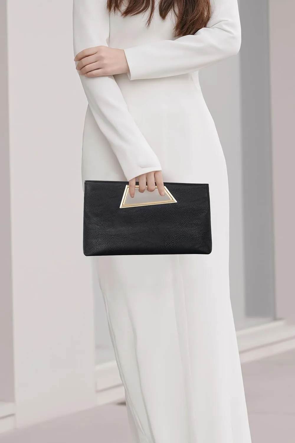 Coucoland Clutch Purse for Women - Evening Bags PU Leather Glitter Fashion Purse Handbag for Wedding Party Daily