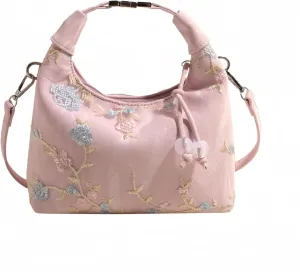 Crescent Crossbody Shoulder Bag, Tote Handbag for Women, Sling Hobo Purse with Chain Strap