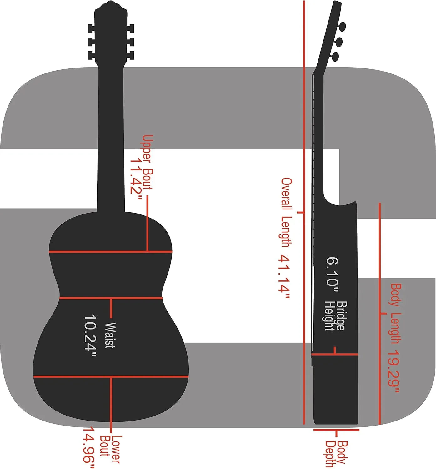 Crossrock Poly Carbon Classical Guitar Flight Case | Anti-Scratch 4/4 Hardshell with TSA Lock, Backpack Straps, Velvet Interior-Navy Blue (CRF4000CBL)