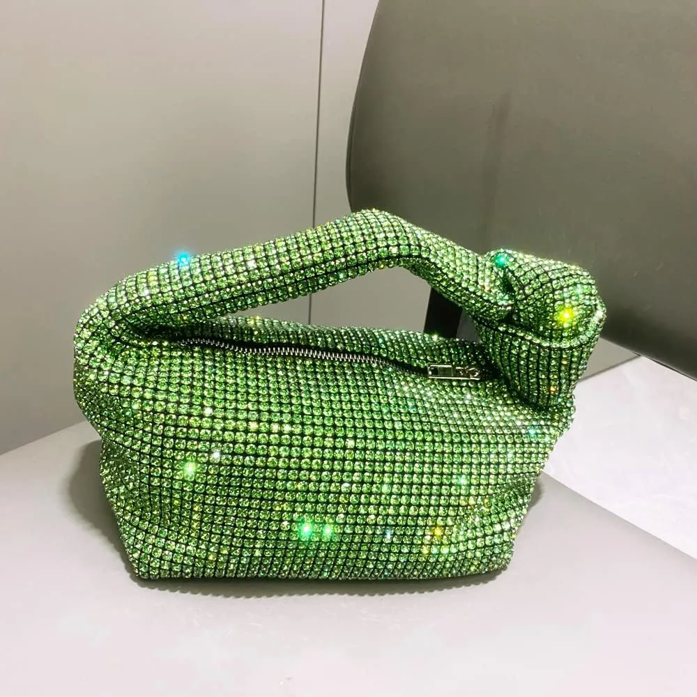 Crystal Full Rhinestone Evening clutch Bag Women's Handbags Purses Top Handle bag for Party