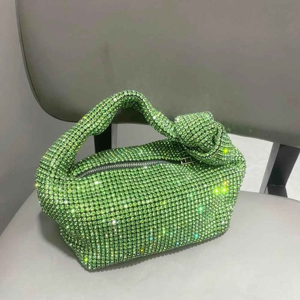 Crystal Full Rhinestone Evening clutch Bag Women's Handbags Purses Top Handle bag for Party