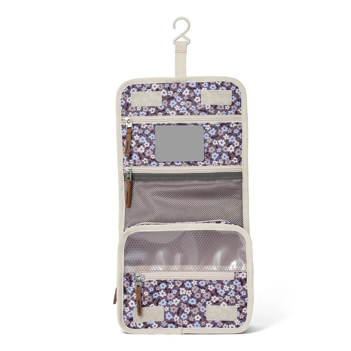 Crywolf - Hanging Toiletry Bag - Flower Fields